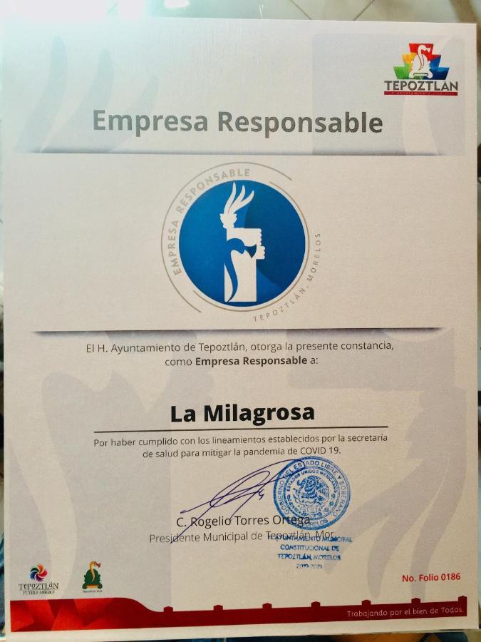 Hotel Boutique La Milagrosa 테포츨란 외부 사진